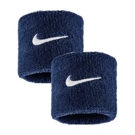 Nike Swoosh Classic Wristbands 2Pk College Navy/White