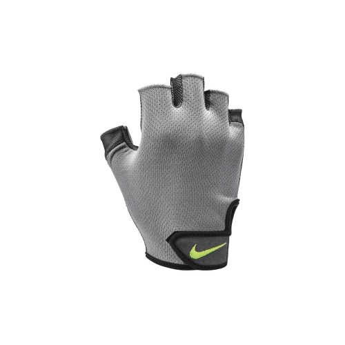 NIKE MEN'S ESSENTIAL FITNESS GLOVES COOL GREY/ANTHRACITE/VOLT S