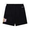 MITCHELL & NESS NBA POSTGAME FLEECE SHORTS VINTAGE LOS ANGELES LAKERS BLACK L