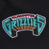 MITCHELL & NESS NBA POSTGAME FLEECE SHORTS VINTAGE LOGO VANCOUVER GRIZZLIES BLACK