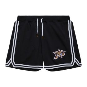   MITCHELL & NESS NBA DESTINATION LEISURE GAMEDAY SHORTS Philadelphia 76ers Black
