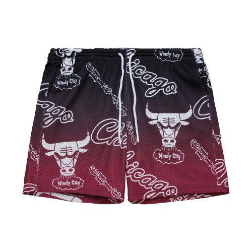 MITCHELL & NESS NBA DESTINATION LEISURE CAMP SHORTS Chicago Bulls Brown
