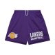 Mitchell & Ness NBA Gameday Mesh 7In Shorts Vintage Logo Los Angeles Lakers Purple