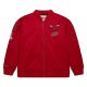 MITCHELL & NESS NBA LIGHTWEIGHT SATIN BOMBER VINTAGE LOGO CHICAGO BULLS XL