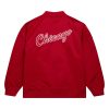 MITCHELL & NESS NBA LIGHTWEIGHT SATIN BOMBER VINTAGE LOGO CHICAGO BULLS XL