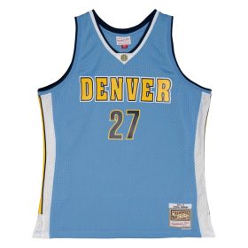   MITCHELL & NESS DENVER NUGGETS Jamal Murray Mens Swingman Jersey Columbia Blue