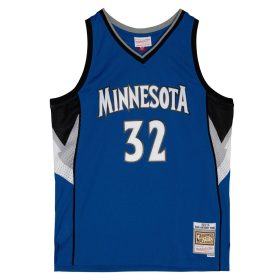   MITCHELL & NESS MINNESOTA TIMBERWOLVES Karl-Anthony Towns Mens Swingman Jersey Magic Blue