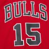 MITCHELL & NESS NBA DARK JERSEY CHICAGO BULLS 1999 RON ARTEST SCARLET M