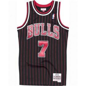   MITCHELL & NESS CHICAGO BULLS TONI KUKOC 1995-96' #07 SWINGMAN 2.0 JERSEY BLACK