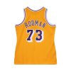 MITCHELL & NESS LOS ANGELES LAKERS DENNIS RODMAN Swingman Jersey Gold M