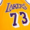 MITCHELL & NESS LOS ANGELES LAKERS DENNIS RODMAN Swingman Jersey Gold M