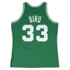 MITCHELL & NESS BOSTON CELTICS LARRY BIRD 1985-86' #33 SWINGMAN 2.0 JERSEY GREEN L