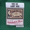 MITCHELL & NESS BOSTON CELTICS LARRY BIRD 1985-86' #33 SWINGMAN 2.0 JERSEY GREEN