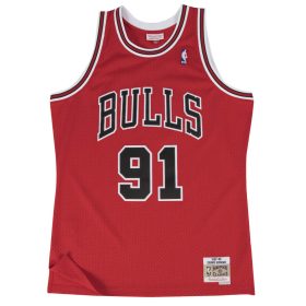   MITCHELL & NESS NBA CHICAGO BULLS DENNIS RODMAN SWINGMAN JERSEY SCARLET