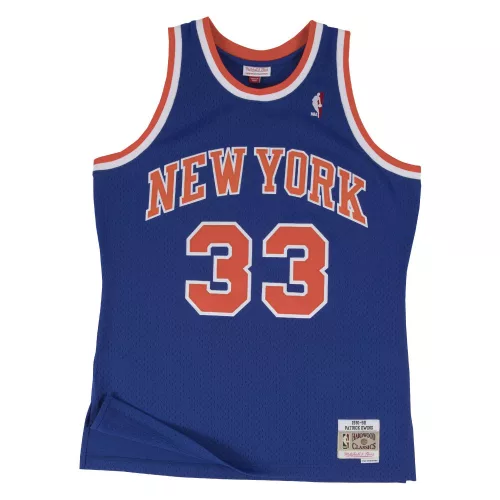 MITCHELL & NESS NEW YORK KNICKS PATRICK EWING Mens Swingman Jersey Royal XL