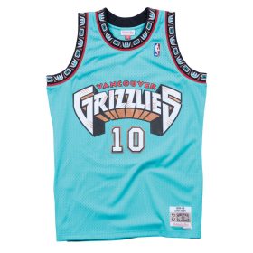   MITCHELL & NESS VANCOUVER GRIZZLIES MIKE BIBBY 98-99'#10 SWINGMAN 2.0 JERSEY GREEN