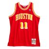 MITCHELL & NESS HOUSTON ROCKETS YAO MING #11 SWINGMAN JERSEY UNIVERSITY RED