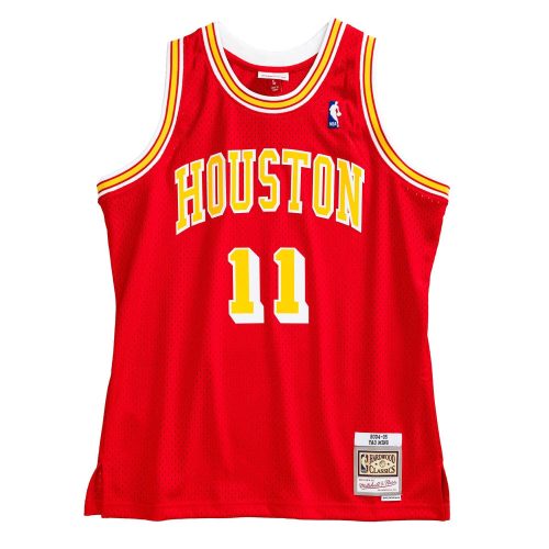 MITCHELL & NESS HOUSTON ROCKETS YAO MING #11 SWINGMAN JERSEY UNIVERSITY RED