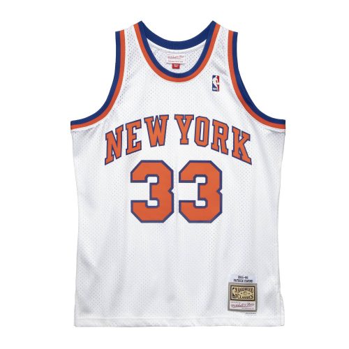 MITCHELL & NESS NEW YORK KNICKS PATRICK EWING 85-86'#33 SWINGMAN 2.0 JERSEY WHITE