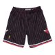 MITCHELL & NESS NBA ALTERNATE SWINGMAN SHORTS CHICAGO BULLS 96-97 BLACK