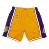 Mitchell & Ness Los Angeles Lakers 2009-10 Swingman Shorts YELLOW XL