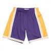 MITCHELL & NESS NBA LOS ANGELES LAKERS SWINGMAN SHORTS PURPLE M