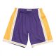 MITCHELL & NESS NBA LOS ANGELES LAKERS SWINGMAN SHORTS PURPLE M