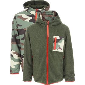 SPRAYGROUND DOUBLE TEDDY NYLON JACKET GREEN