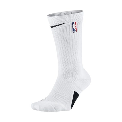 Nike NBA U ELITE Crew Socks White L