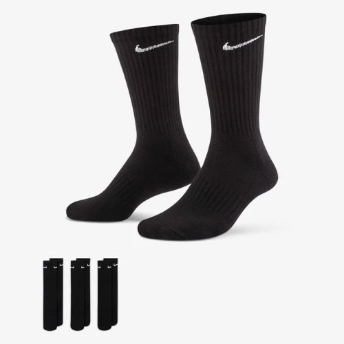 Nike Everyday Cushioned Training Crew Socks (3 Pairs) Black