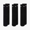 Nike Everyday Cushioned Training Crew Socks (3 Pairs) Black