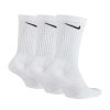 Nike Everyday Cushioned Crew 3PR White/Black XL