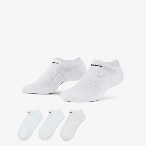 Nike Everyday Cushioned Training No-Show Socks (3 Pairs) White S