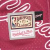 MITCHELL & NESS NBA DESTINATION LEISURE BUTTON UP SHIRT Chicago Bulls Red