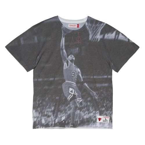 MITCHELL & NESS NBA CHICAGO BULLS SCOTTIE PIPPEN ABOVE THE RIM SUBLIMATED TEE WHITE