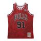 MITCHELL & NESS NBA ASIAN HERITAGE 6.0 FASHION SWINGMAN JERSEY CHICAGO BULLS 1997 DENNIS RODMAN RED