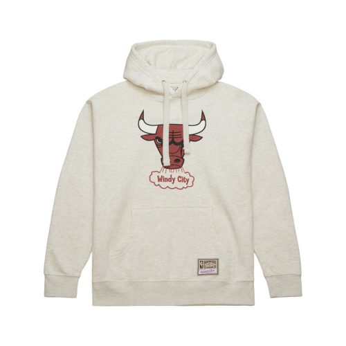Mitchell & Ness NBA Slammin Hoodie Chicago Bulls Oatmeal Heather XXL