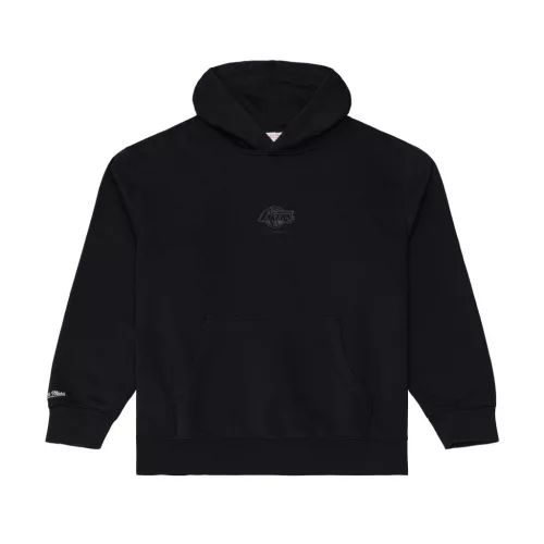 Mitchell & Ness NBA Los Angeles Lakers Core Essentials Fleece Hoodie Black L