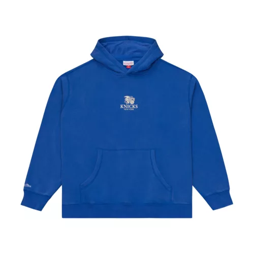 Mitchell & Ness NBA Core New York Knicks Essentials Fleece Hoodie Royal XXL