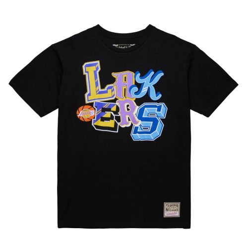 Mitchell & Ness NBA Hyper Type Tee Los Angeles Lakers Black M