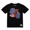 Mitchell & Ness NBA Hyper Type Tee Philadelphia 76ers Black XL