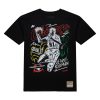 Mitchell & Ness NBA Chalked Up Tee Chicago Bulls Dennis Rodman Black XXL