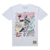 Mitchell & Ness NBA Chalked Up Tee Chicago Bulls Dennis Rodman White