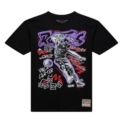 Mitchell & Ness NBA Chalked Up Tee Toronto Raptors Vince Carter Black XXL