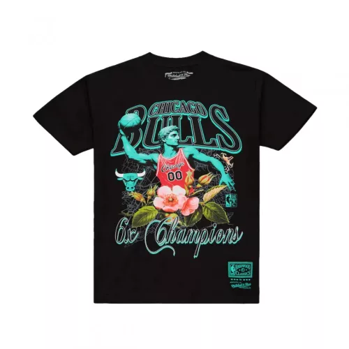 Mitchell & Ness NBA Chicago Bulls In The City Tee Black