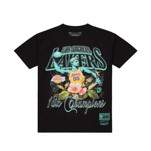 Mitchell & Ness NBA Los Angeles Lakers In The City Tee Black