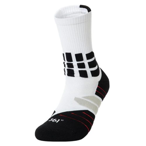 361° M's basketball long socks White