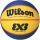Wilson Official Fiba Game Basketball 3 X 3 Yellow-Blue