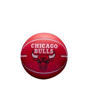 WILSON NBA DRIBBLER CHICAGO BULLS BASKETBALL RED