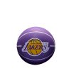 WILSON NBA DRIBBLER LOS ANGELES LAKERS BASKETBALL PURPLE ONE